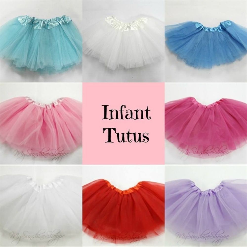 Brand New Adorable Newborn/Infant Tutu - 8 Colors Available